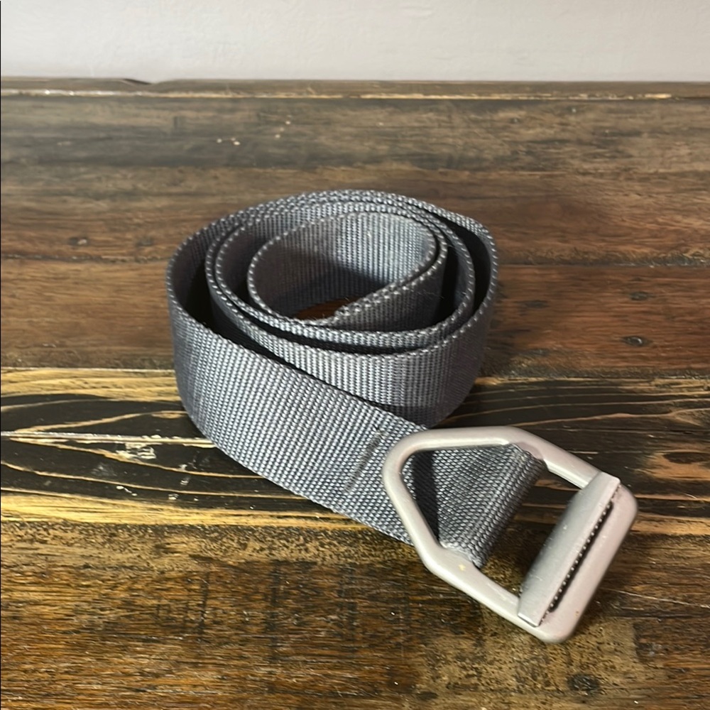 47.25” x 1.5” Cabela’s grey men’s belt 38” - 48” nylon gun metal buckle - strong